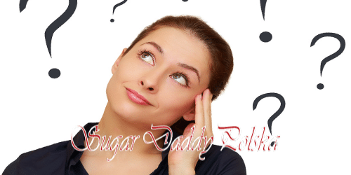 dziewczyna z pytaniami wokół jej myślenia